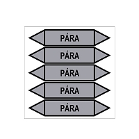 Značení potrubí, pára
